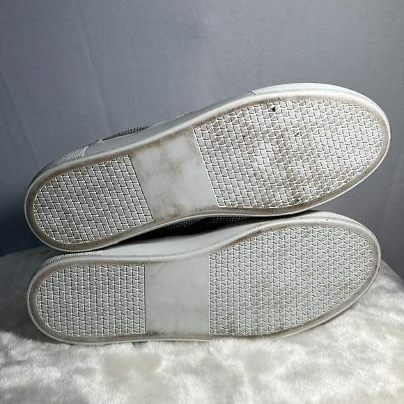 JUSTFAB Eloise Slip-on Low Top Bedazzled Rhinestone Sneaker Loafer - Women 11 - Picture 9 of 9